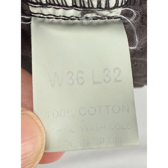 Sid Mashburn Slim Straight Corduroy 5 Pocket 36/32 Brown - Picture 5 of 9